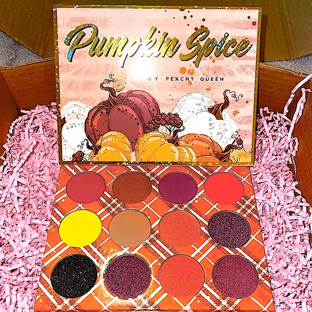 🆕🎃PUMPKIN SPICE Eyeshadow Palette Peachy Queen Cosmetics